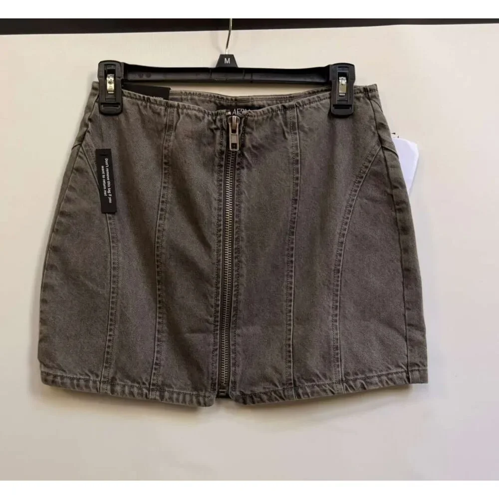 AFRM Denim Mini Skirt - Picture 1 of 2